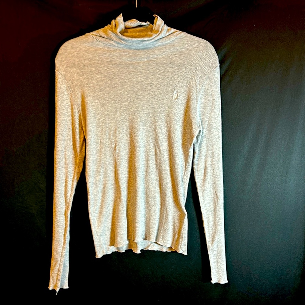 Polo by Ralph Lauren women’s large grey long sleeve turtleneck.
